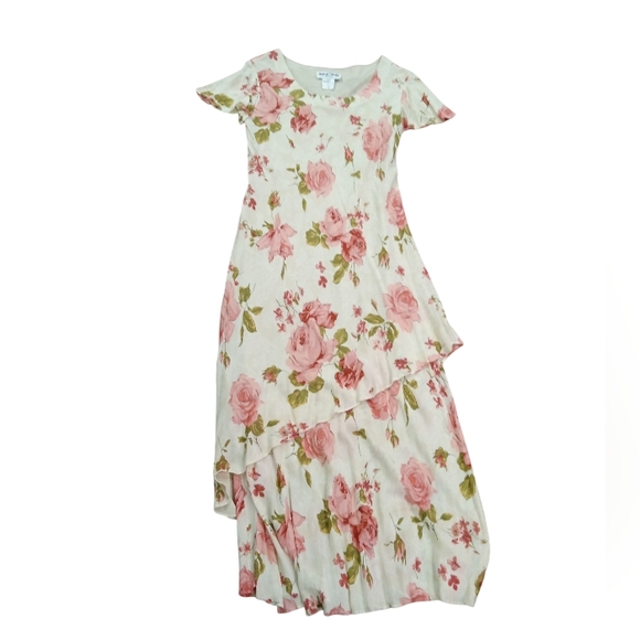 Ronni Nicole Dresses & Skirts - Vintage rose print size 10 dress